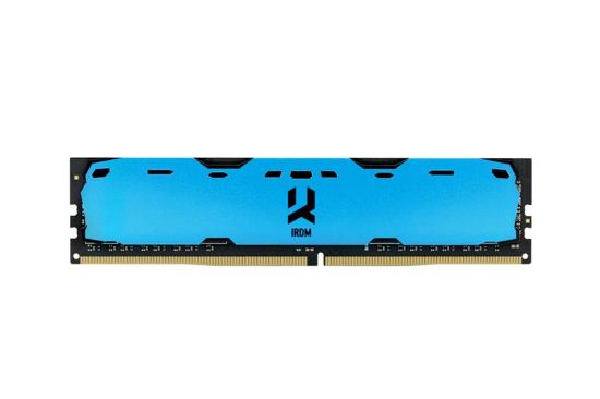  Зображення Модуль пам`ятi DDR4 8GB/2400 GOODRAM Iridium Blue (IR-B2400D464L15S/8G) 